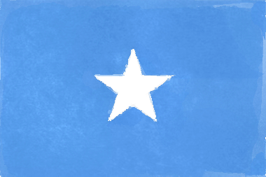 ソマリア連邦共和国の国旗イラスト - 水彩画風の国旗イラスト一覧｜世界の国サーチ