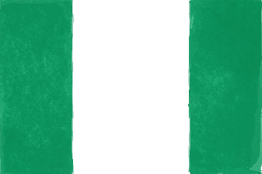 ナイジェリア連邦共和国の国旗イラスト - 水彩画風の国旗イラスト一覧｜世界の国サーチ