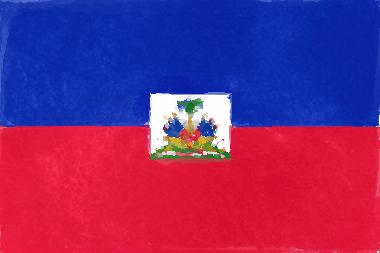 ハイチ共和国の国旗イラスト - 水彩画風の国旗イラスト一覧｜世界の国サーチ