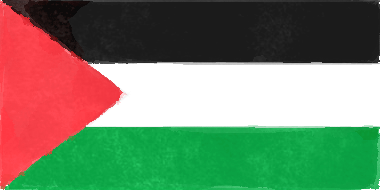 パレスチナの国旗イラスト - 水彩画風の国旗イラスト一覧｜世界の国サーチ
