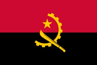 アンゴラ共和国の国旗 - 黄系の国旗一覧｜世界の国サーチ