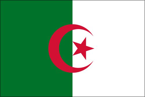 アルジェリア民主人民共和国の国旗 - 緑系の国旗一覧｜世界の国サーチ