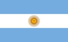 アルゼンチン共和国 の国旗