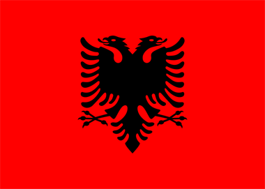 アルバニア共和国の国旗 - 黒系の国旗一覧｜世界の国サーチ