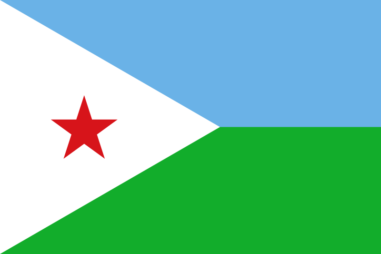 ジブチ共和国の国旗 - 『し（シ）』から始まる国・国旗一覧｜世界の国サーチ
