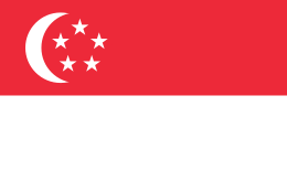 シンガポール共和国の国旗 - 白系の国旗一覧｜世界の国サーチ
