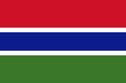 ガンビア共和国 の国旗