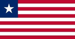 リベリア共和国の国旗 - 赤白青の国旗一覧｜世界の国サーチ