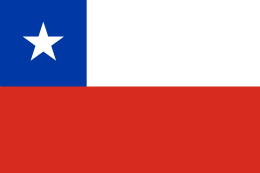 チリ共和国 の国旗