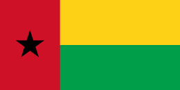 ギニアビサウ共和国の国旗 - 4色の国旗一覧｜世界の国サーチ