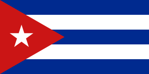 キューバ共和国 の国旗