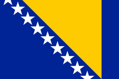 ボスニア・ヘルツェゴビナの国旗｜世界の国サーチ