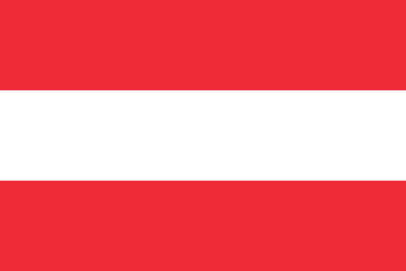 オーストリア共和国の国旗 - 『お（オ）』から始まる国・国旗一覧｜世界の国サーチ