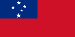サモア独立国の国旗 - 『さ（サ）』から始まる国・国旗一覧｜世界の国サーチ