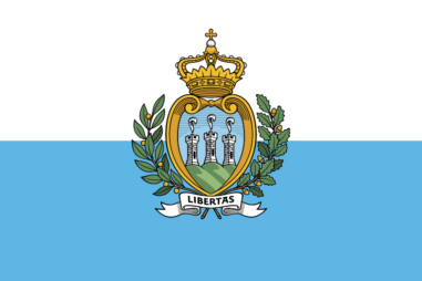 サンマリノ共和国の国旗 - 4色の国旗一覧｜世界の国サーチ