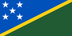 ソロモン諸島の国旗 - 青系の国旗一覧｜世界の国サーチ