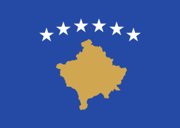 コソボ共和国の国旗｜世界の国サーチ