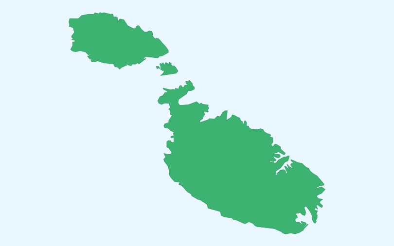 マルタ共和国 の位置（拡大）