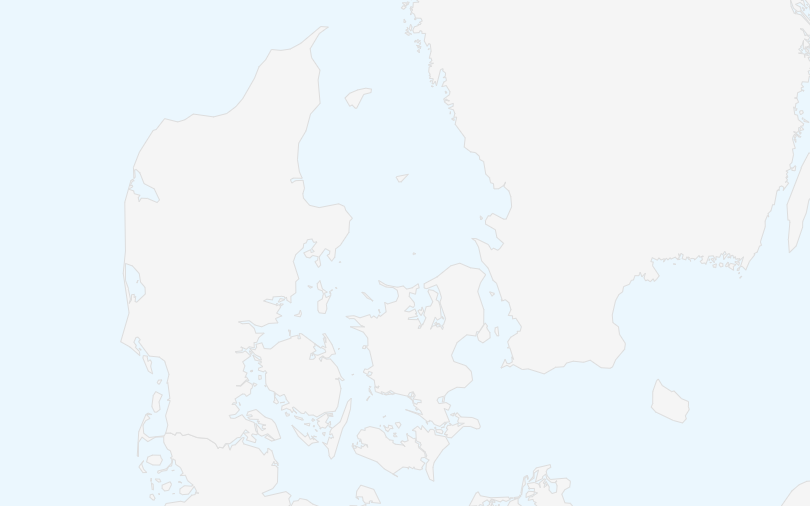 デンマーク王国 の位置（拡大）