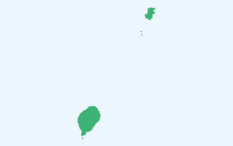 サントメ・プリンシペ民主共和国 の位置（拡大）
